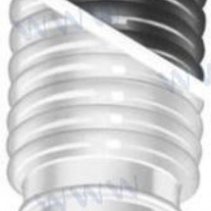 Flexible and durable corrugated polyethylene hose for inlet and outlet 1-1/8 29mm