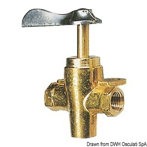 3-way fuel valve 1/4"