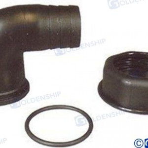 Adapter for fuel tank CEFREDI 90º Ø35mm