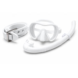 Leaderfins Snorkeling Set ( Mask + Snorkel + Weight Belt)