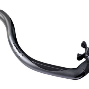 Slalom snorkel - black/grey silicone, 1psc