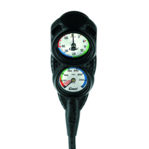 Cressi console - depth gauge, pressure gauge and compass