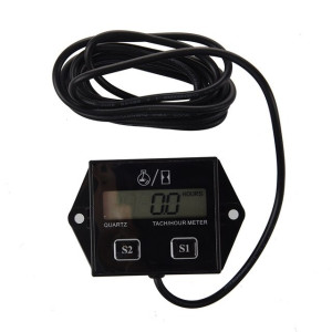 Tachometer with hour counter